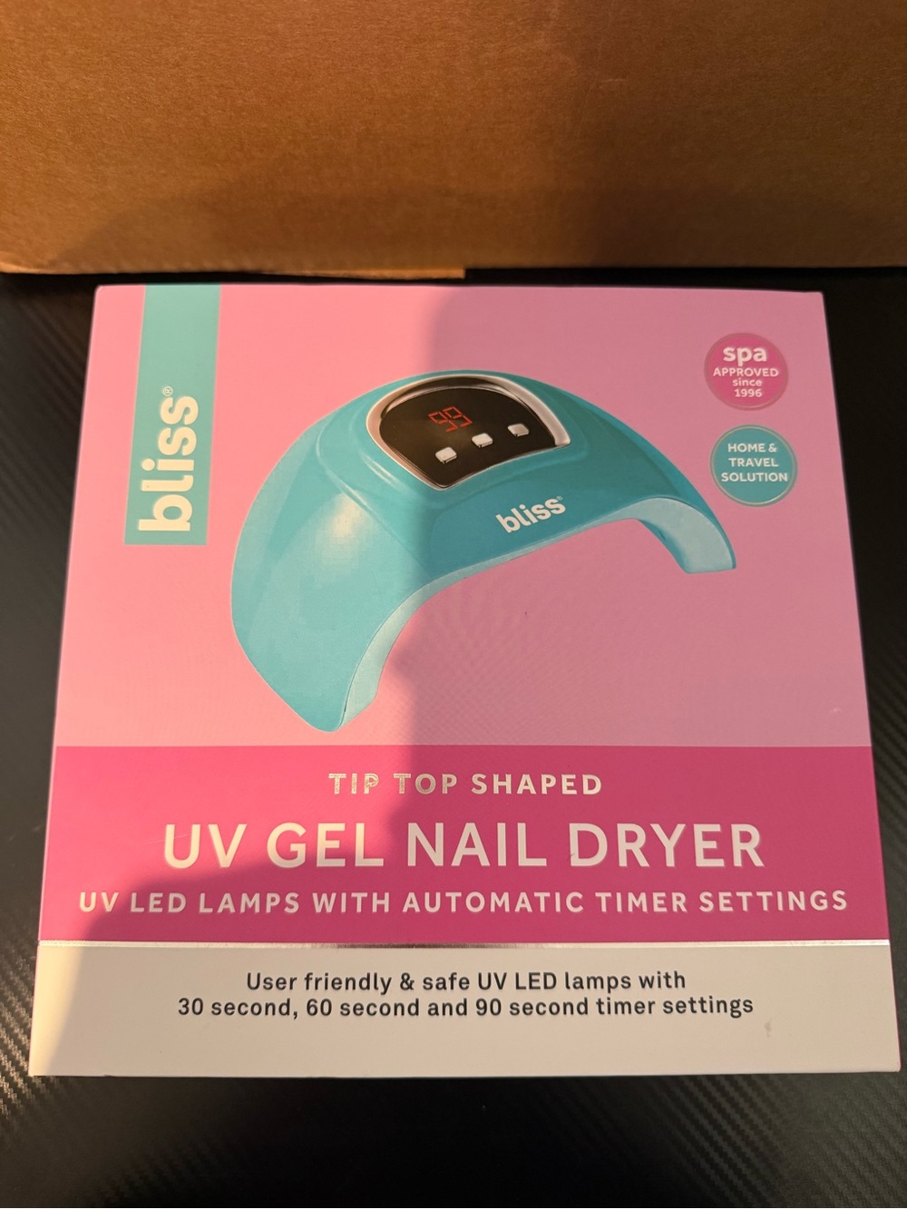 Bliss Teal and Pink UV Gel Nail Dryer